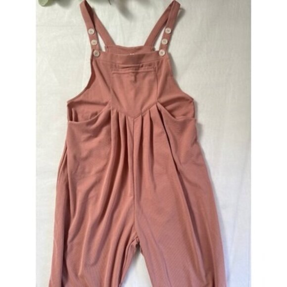 Womens Athleta Rose Pink Jumpsuit Size M - Picture 1 of 4
